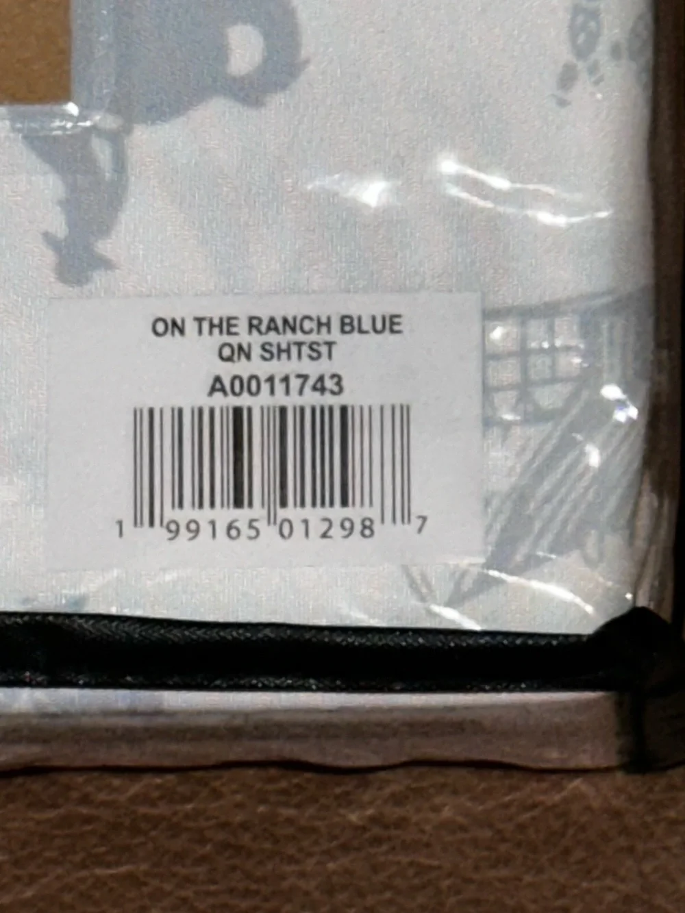 NEW Wrangler Horse Farm 6-Piece Blue Microfiber Queen Sheet Set